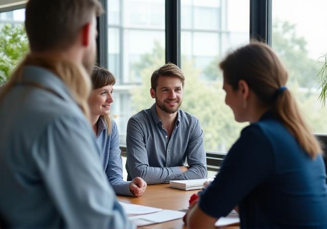 Modern professional office environment
